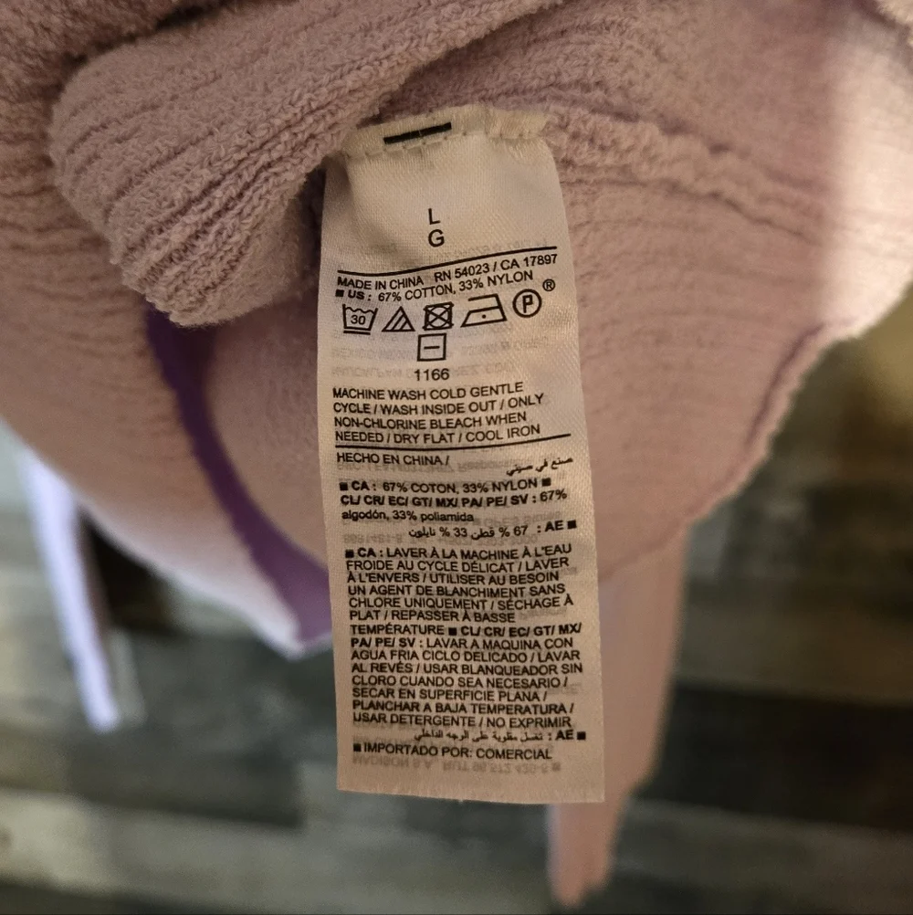 Old Navy Lavender Ribbed Crew Neck Sweater